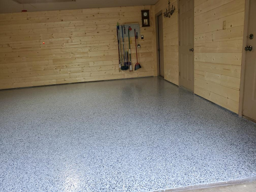 Flake Systems epoxy work in Northwest Arkansas