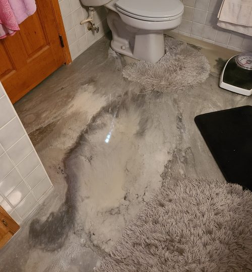 Master Bath Marble Floor — epoxy in Bentonville