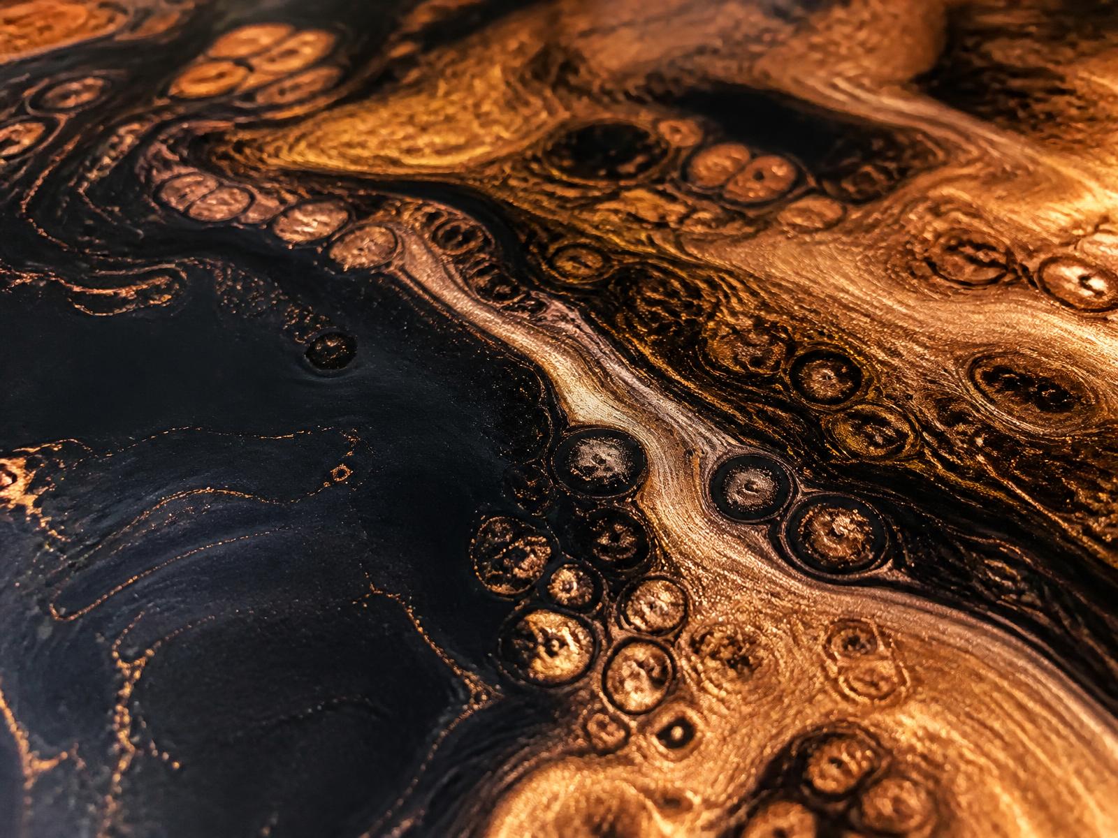 Copper Vein Bar Top — epoxy in Rogers